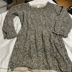 Gymboree Leopard Print Winter Dress - 3T
